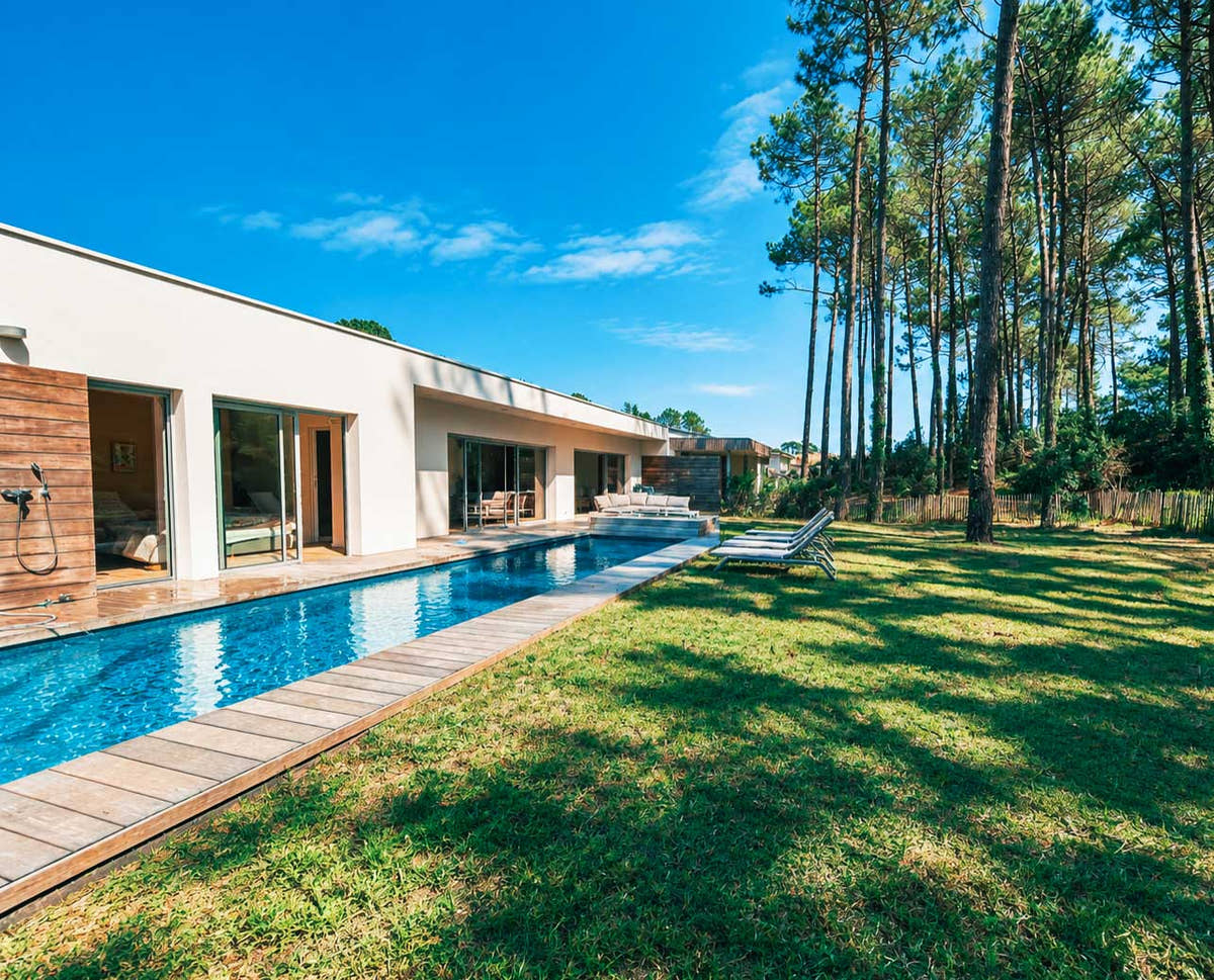Villa avec piscine pour la retraite de surf à Seignosse Océan