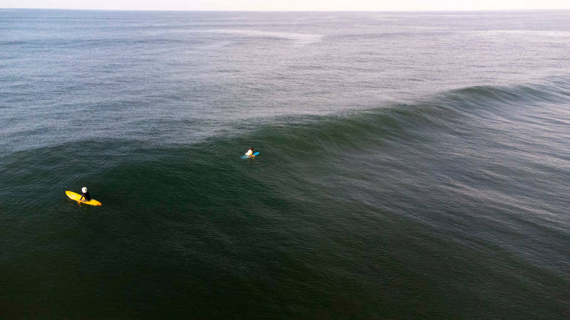 Vague qui se forme au Nicaragua